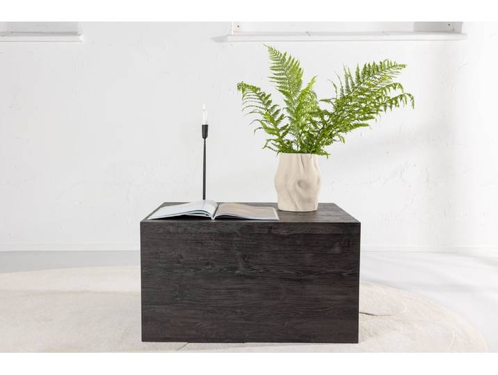 Couchtisch-Beistelltisch Rivana – schlicht und vielseitig - dunkles Holz - Luxusbetten24