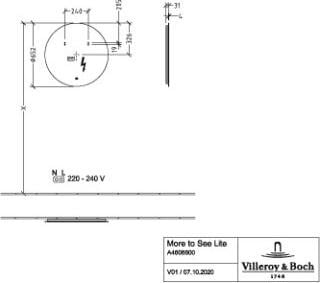 Villeroy & Boch Spiegel More to See Lite A4786500