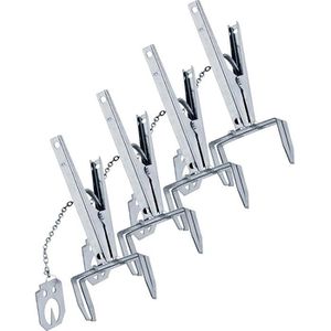 Gardigo Wühlmausfalle 70074, Zangenfalle, Schlagfalle aus verzinktem Metall, 4 Stück