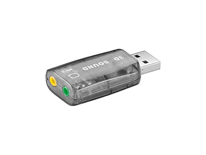Geluidskaart USB 2.0 transparant