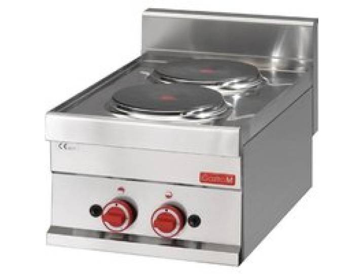 Fourneau électrique - Gastro-M - 60-30PCE - 2 plaques - Gris - 60 cm de large