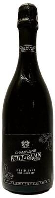 """Petit & Bajan""" """Petit & Bajan Blanc de Noirs Brut Obsidienne Grand Cru Champagne - France"""