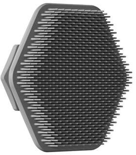Inspired Living Silicone Facial Cleansing Brush Deep Clean Face Scrubber And Massage Brush gray