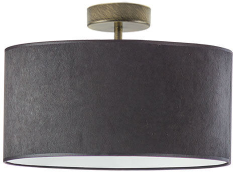 Fairmont Park Vannatter Semi Flush Mount Gold/Black