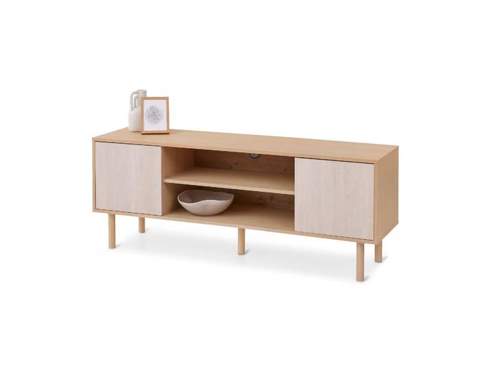 Tchibo - Lowboard in Travertinoptik - 150x40x57cm - braun -