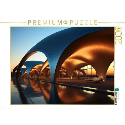 CALVENDO Puzzle Blaue Bögen | 2000 Teile Lege-Größe 90x67cm Foto-Puzzle für glückliche Stunden, Sonstige von , Calvendo Puzzle
