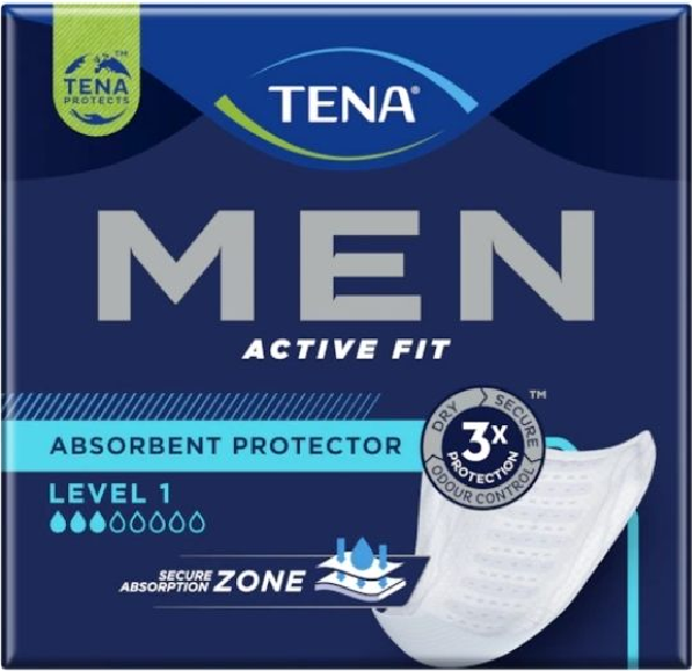 Tena Men Protetor Absorvente Level 1 24 unidades