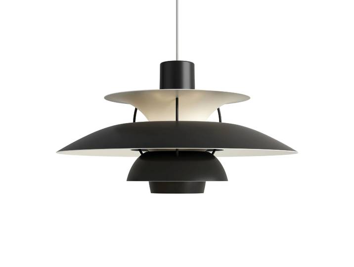 Louis Poulsen Suspension PH 5 Ø500, Noir