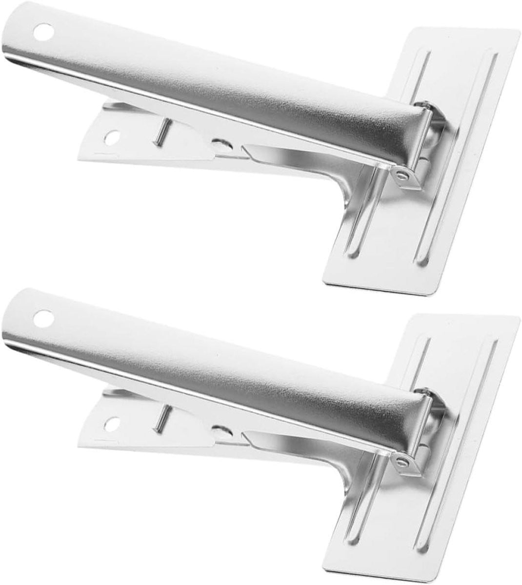 Set van 2 zilveren stoffenklemmen voor handwerkprojecten