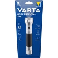 Brite Essential F20, Taschenlampe silber/schwarz