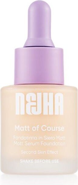 Fondotinta Nejha Matt of course matt C01 Porcelain