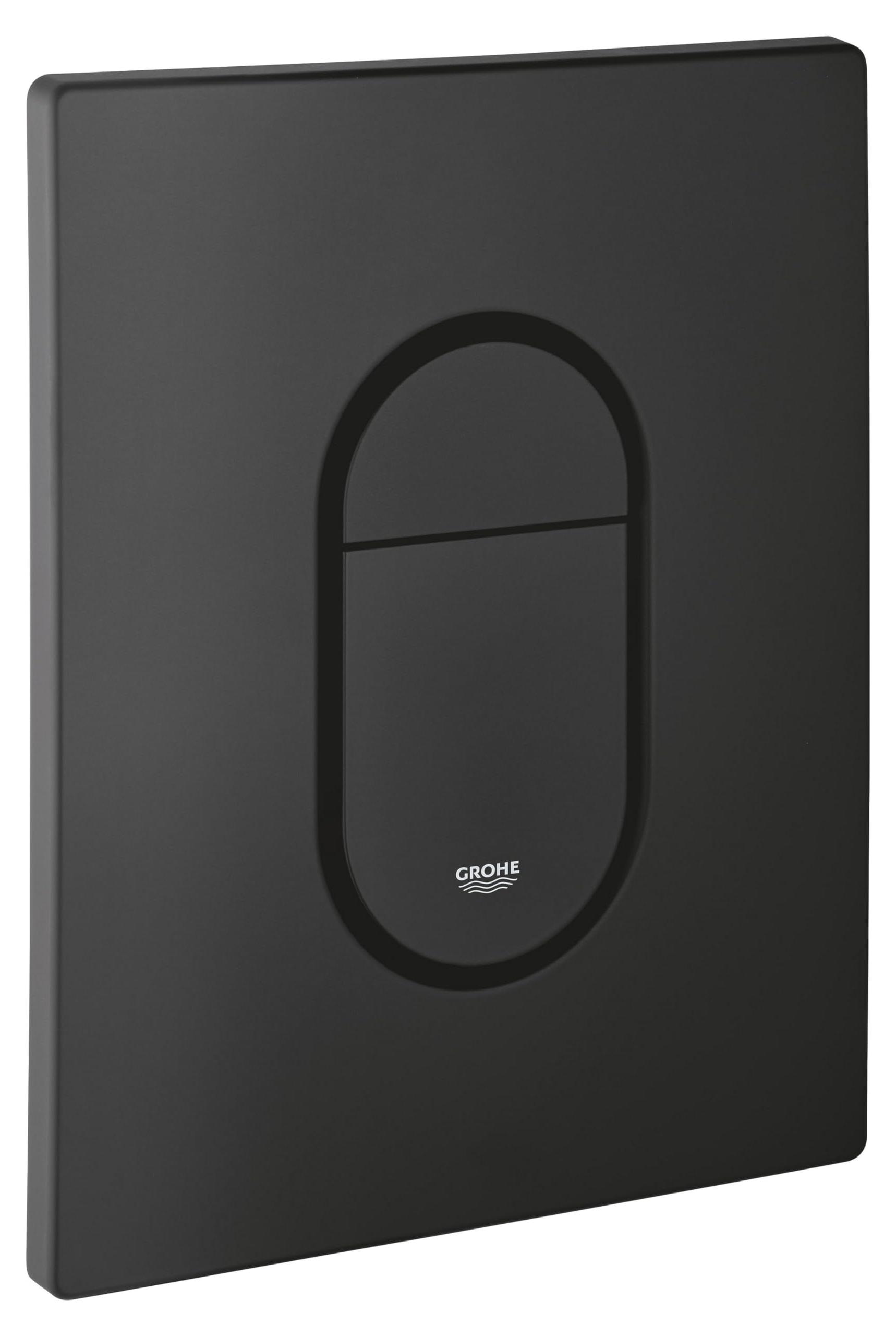 Abdeckplatte Arena Cosmopolitan, Phantom Black, 156x197mm, wassersparend