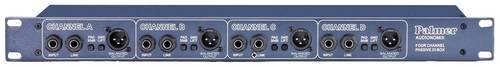 Palmer Musicals Instruments PAN 03 PASS Passive 19" DI Box 4-Kanal