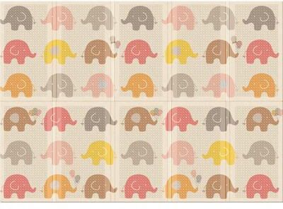 Parklon Portable Folding Play Mat- Little Elephant - Multi