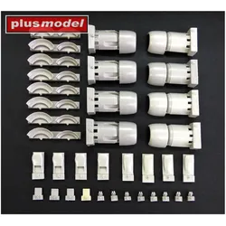 Plus Model Engine cowlings for DC-6/C-118 Liftmaster