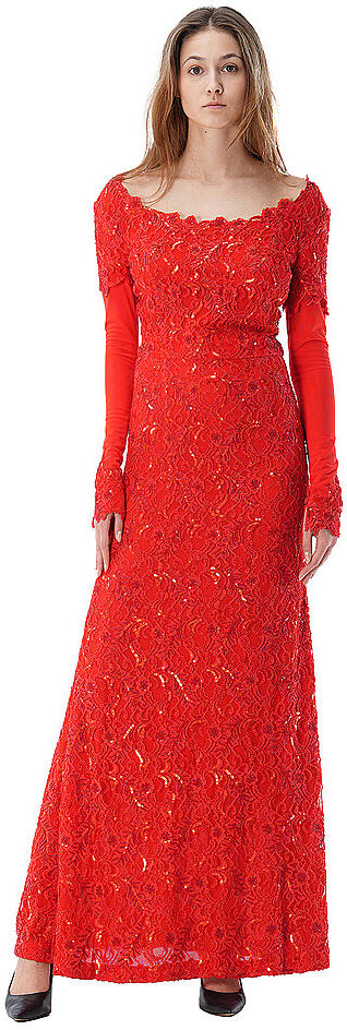 CLAUS TYLER Abendkleid  rot   36 W