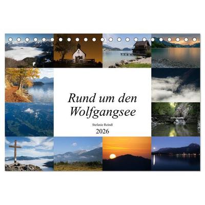 Rund um den Wolfgangsee (Tischkalender 2026 DIN A5 quer), CALVENDO Monatskalender