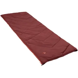 VauDe Navajo 500 S II SYN Kunstfaserschlafsack (Damen bis +8°C / max. Körpergröße 170 cm / Gewicht 1,16kg) - RV links - dark cherry