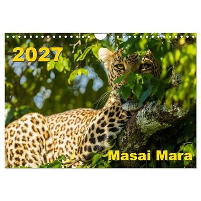 Masai Mara 2027 (Wandkalender 2027 DIN A4 quer), CALVENDO Monatskalender
