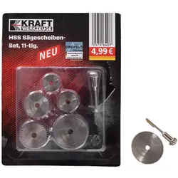 KRAFT WERKZEUGE Sägescheibenset 11-tlg.