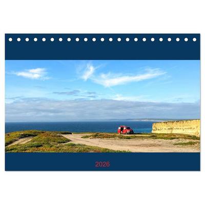 Portugal - Entlang der Küsten des Südens (Tischkalender 2026 DIN A5 quer), CALVENDO Monatskalender