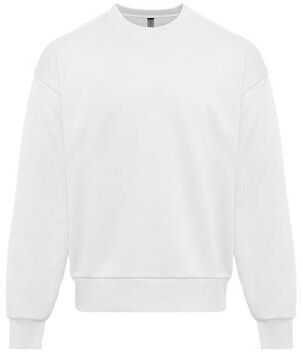 Next Level 9007 Heavyweight Crewneck Sweatshirt in Bone size Small   Ringspun Cotton