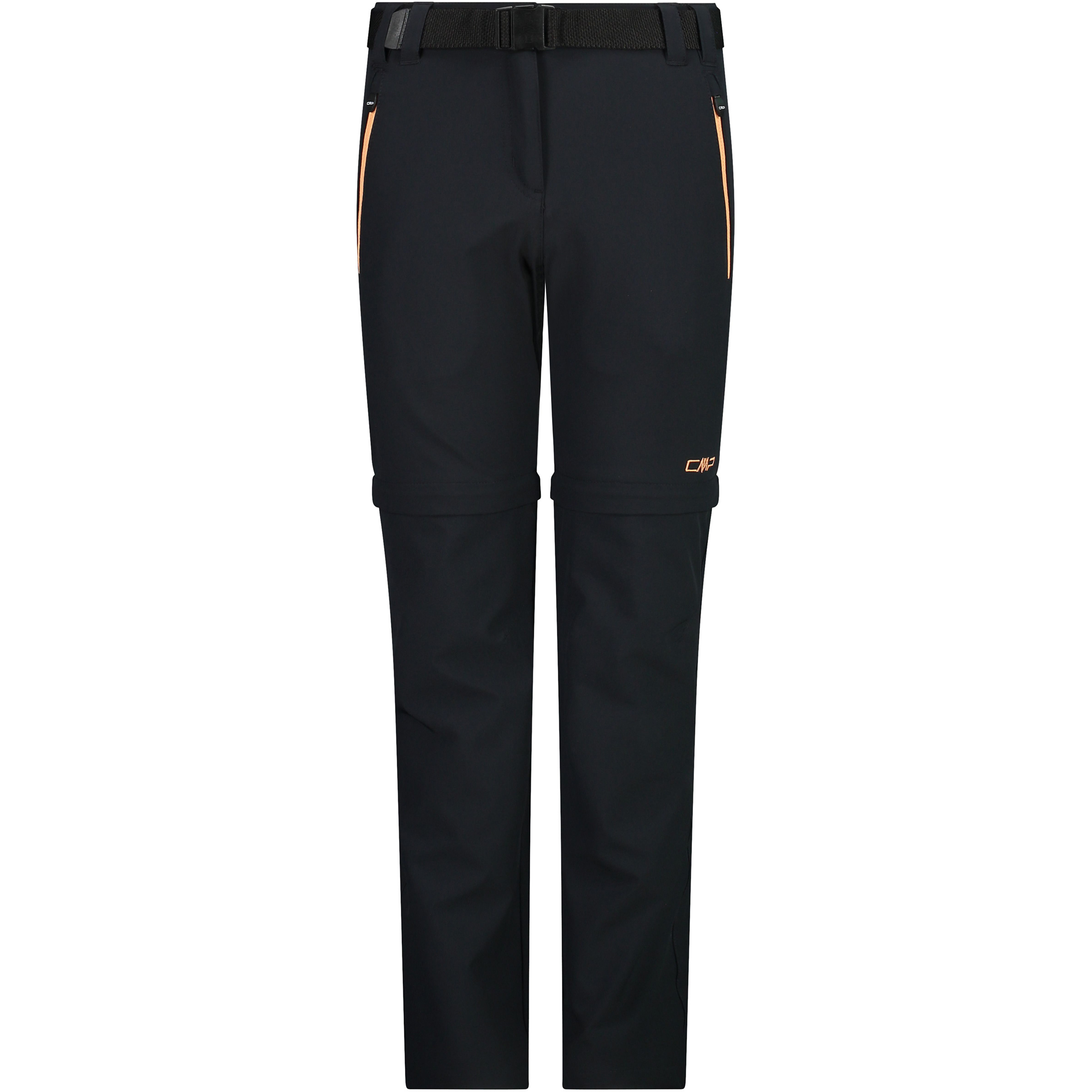 CMP Trekking Zip Off Hose Kinder Zip-Hosen grau Größe 116 Camping Atmungsaktiv