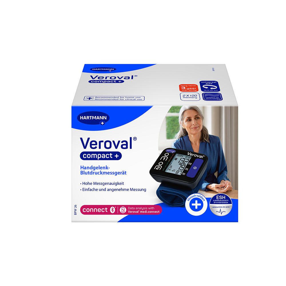 Veroval compact plus Handgelenk-Blutdruckmessgerät 1 St Gerät