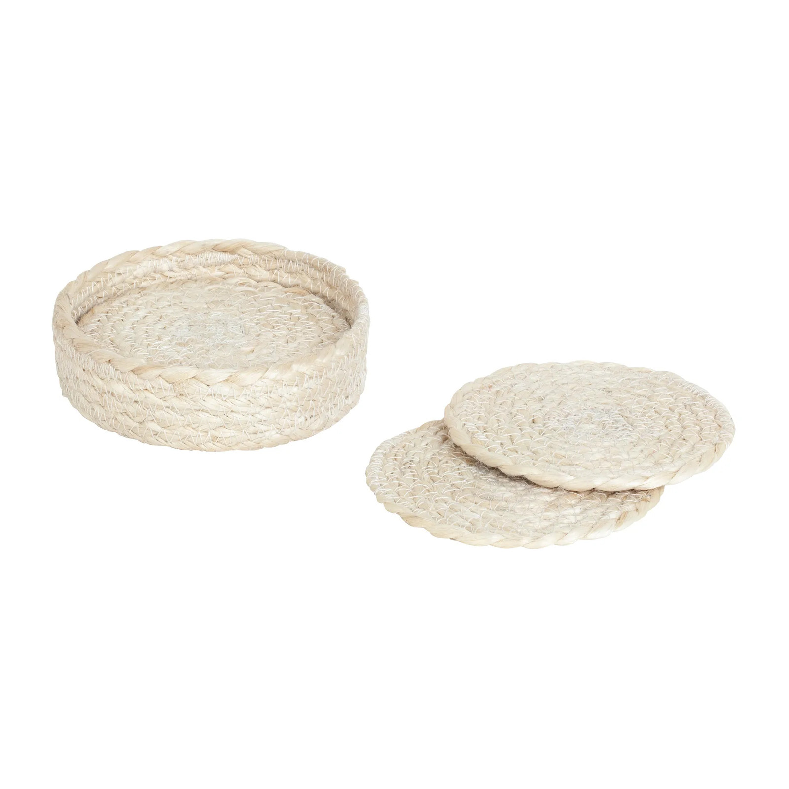Dixie Elin glasonderzetter Wit, 6-pack, Ø 10,5 cm