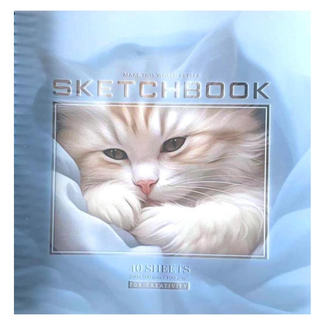 Skizzenbuch 200x200/40K glatt Kotek FRESH (200x200, Blanko) (49010873)