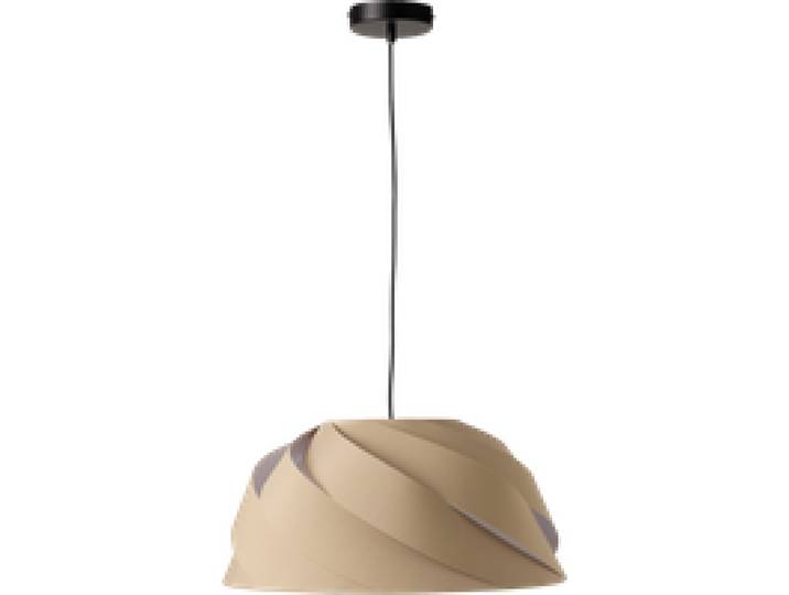 Suspension tissu torsadée beige Samantha