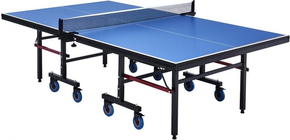 Faltbarer Ping Pong Tisch - Tischtennis Spieltisch für Indoor - 2740x1525x760mm - Höhenverstellbar - Platzsparend - Ideal für Freizeit und Wettkämpfe