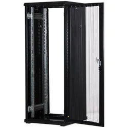 Rockstable 19" 32 HE 600x600x1600mm (19 Zoll Rack), Serverschrank, Schwarz