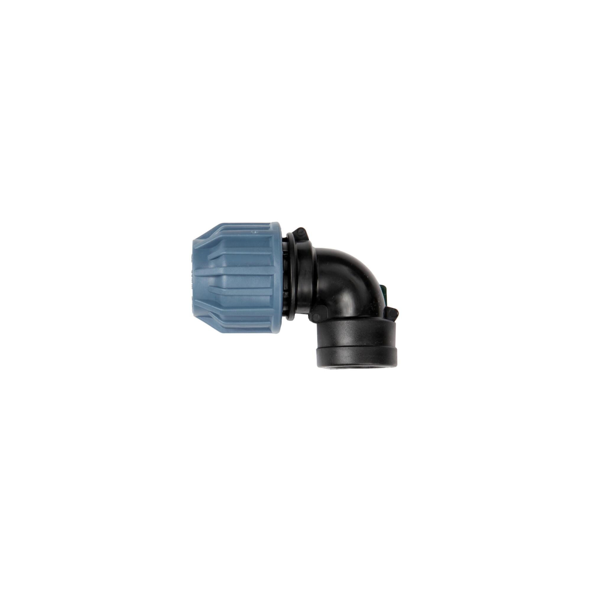floraworld PP-Winkel-Rohr-Verschraub ung IG 19mm(3/4") für 25mm Rohr ; RAIN BIRD (22353)