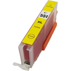 Kompatible Druckerpatrone Canon CLI-551 XL Yellow, Gelb, 6446B001 CLI-551YXL