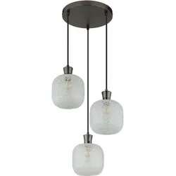 Hängeleuchte BROKANA (DH 30x120 cm) - schwarz - DH 30x120 cm
