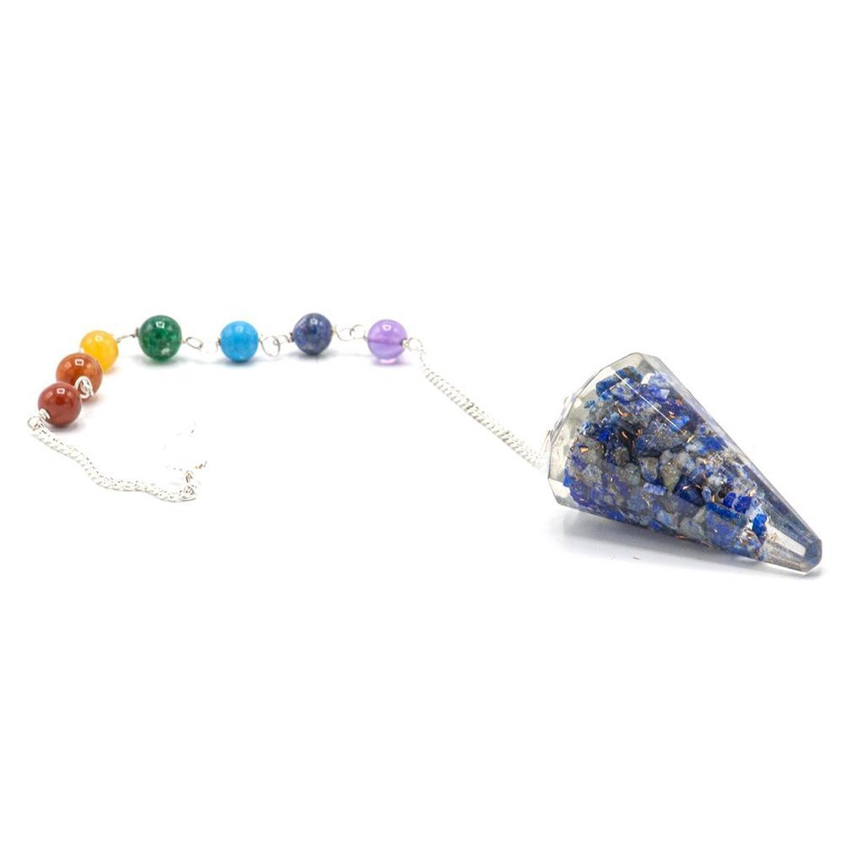 Joy of Balance Orgoniet Chakra pendel Lapis Lazuli voor volwassenen
