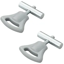 ProPlus 364258 2 Stück Endstopper mit Plastikkopf für Kederschiene Ø8-10mm