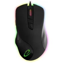 Esperanza EM132 Maus rechts USB Optisch 7200 DPI (Kabelgebunden), Maus, Schwarz