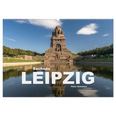 Sachsen - Leipzig (Wandkalender 2026 DIN A2 quer), CALVENDO Monatskalender
