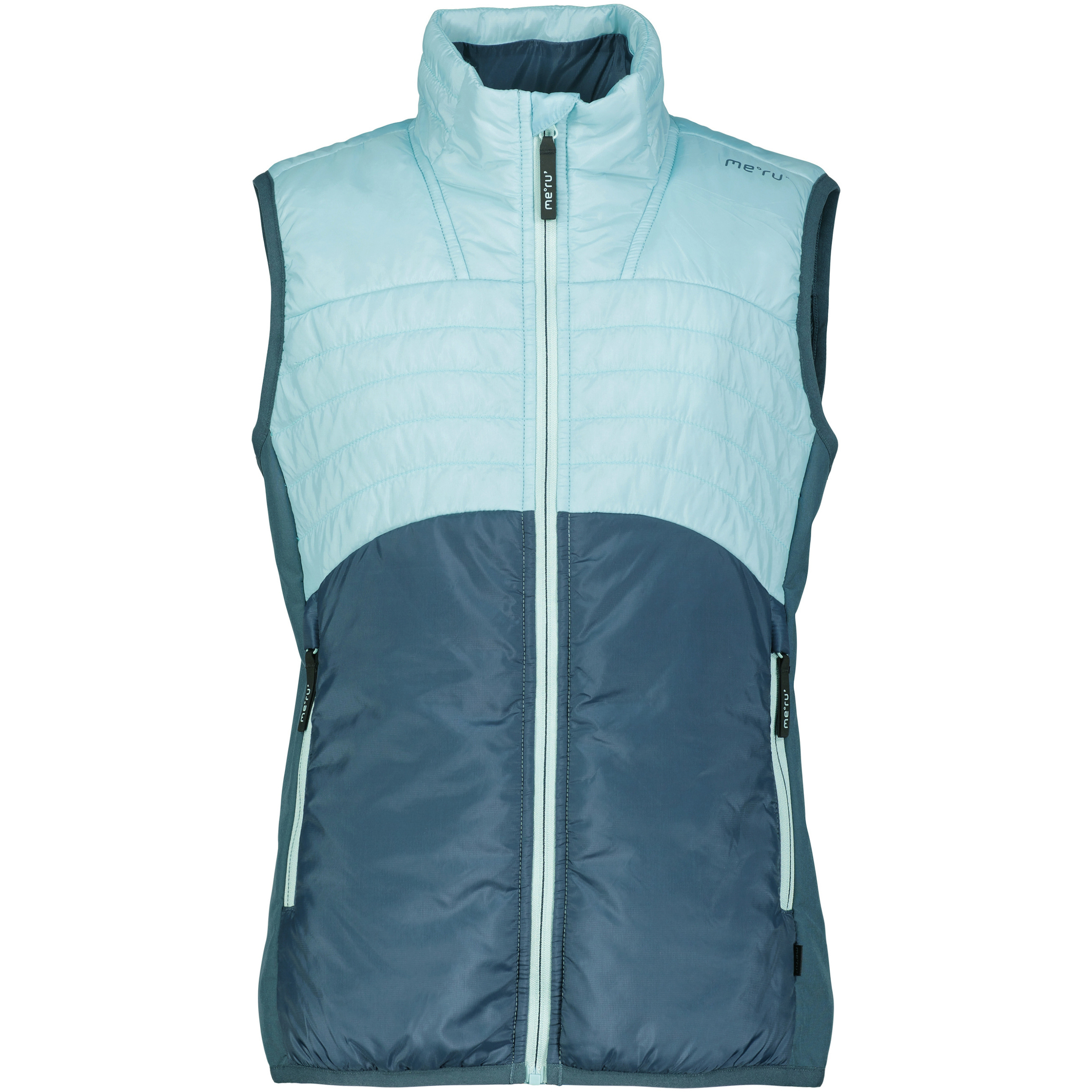 Bergzeit Basics Meru Rayleigh G Hybrid Weste Kinder Isolationswesten blau Größe 128 Trekking Elastisch