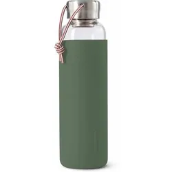 Black and Blum Glas-Wasserflasche Olive 600ml