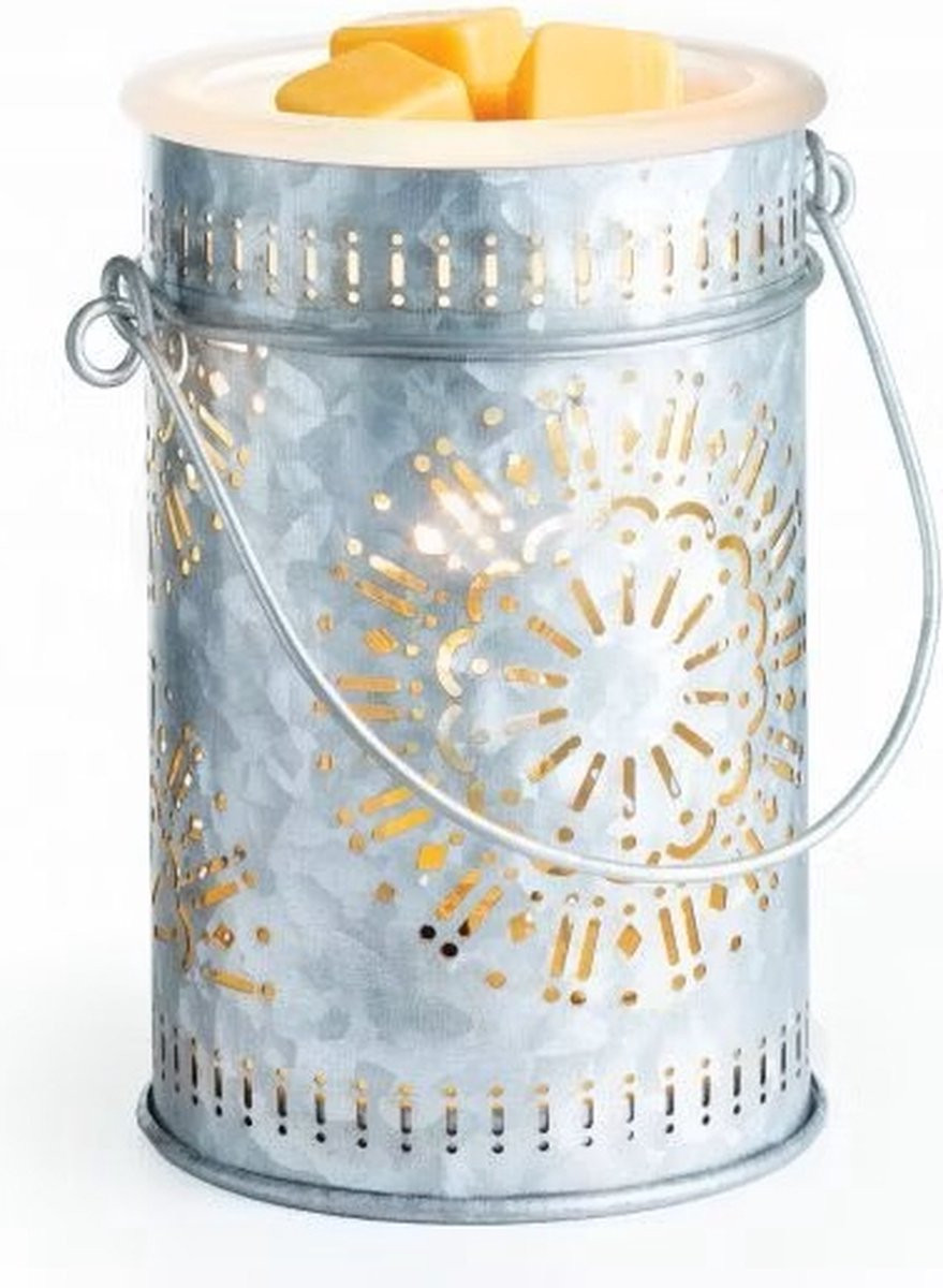 CANDLE WARMERS® Elektrische geurlamp van gegalvaniseerd metaal