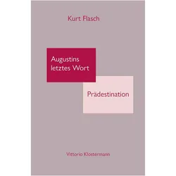 Augustins letztes Wort: Prdestination, Sachbücher von Kurt Flasch
