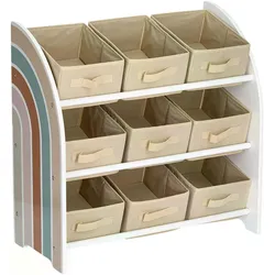 Zeller Present, Kinderregal, Rainbow (30 x 65 x 64 cm)