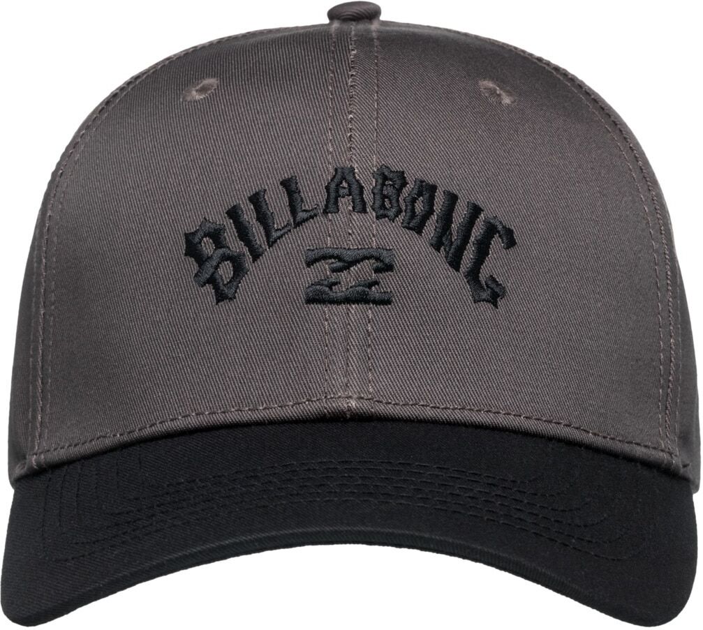 Snapback Cap BILLABONG "Arch", Herren, grau (char), Kunstfaser, Caps Snapback Cap