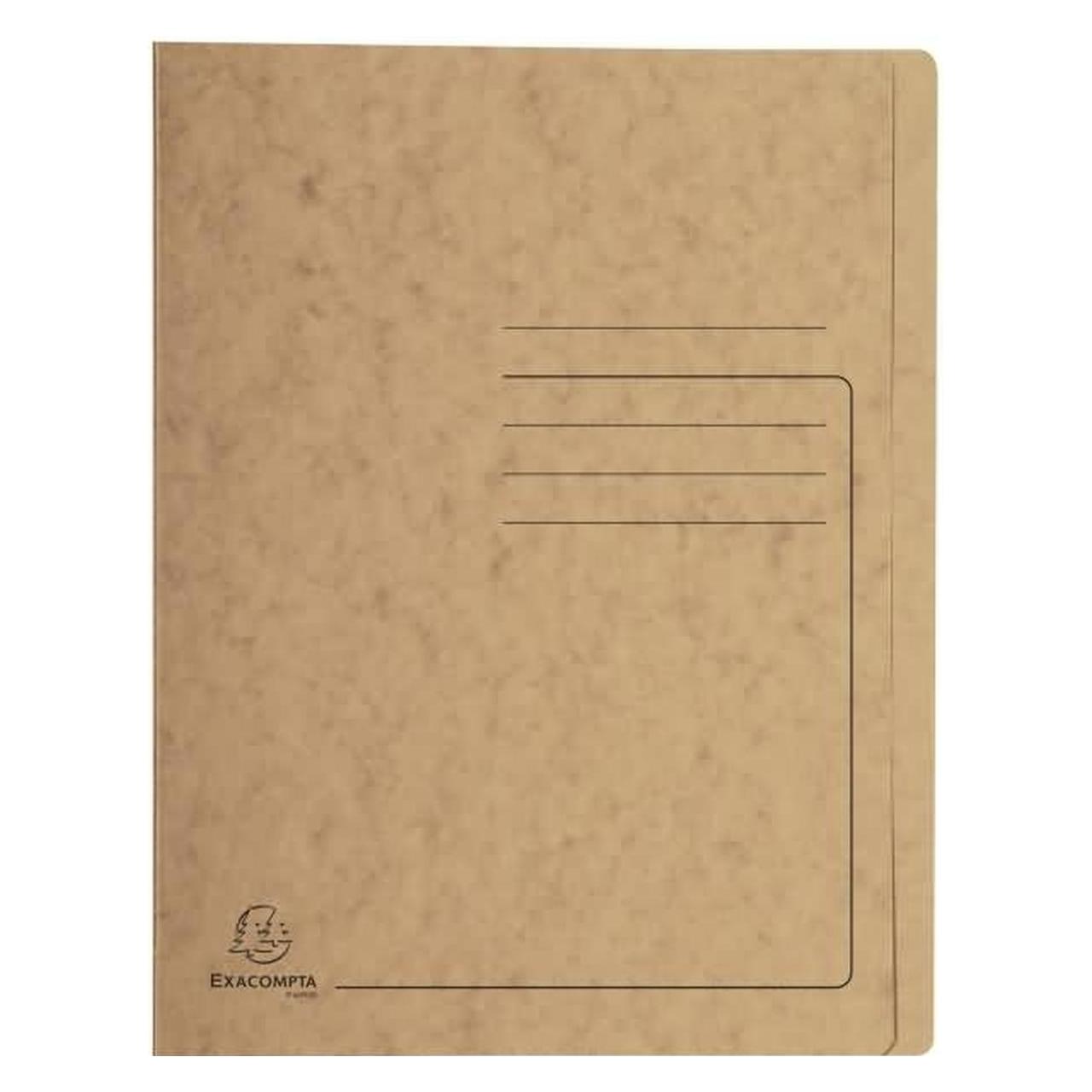 Exacompta - Ref. 39988E - Karton mit 25 Iderama-Dokumentenmappen aus Hochglanzkarton 355 g/m² - FSC (A4) (39988E)