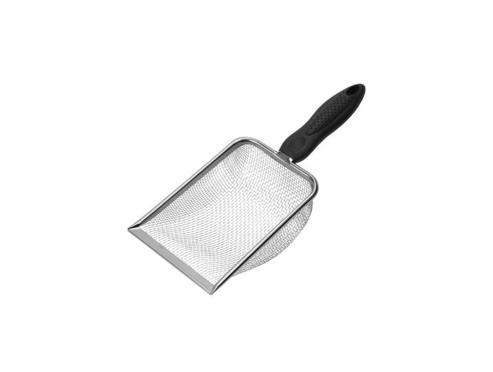 Nager Sandschaufel Edelstahl 28 x 10 cm silber/schwarz