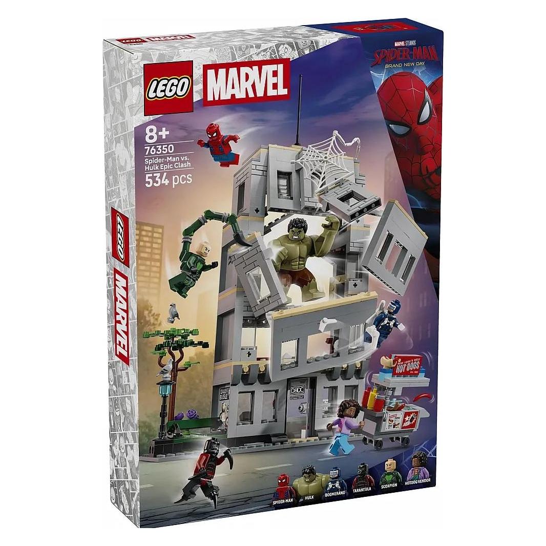 LEGO Super Heroes Marvel - Epickie starcie: Spider-Man kontra Hulk (76350, LEGO Marvel) (76350)