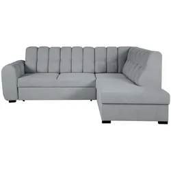 ECKSCHLAFSOFA Zoja rechts hellgrau